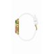 thumbnail image 4 of Reloj GUESS para mujer de 38 mm - Correa blanca, esfera blanca, caja de dos tonos, 4 of 5
