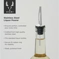 thumbnail image 3 of Viski Stainless Steel Liquor Pourer for Cocktails, Whiskey, Vodka, Set of 1, 3 of 7