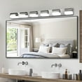 thumbnail image 4 of Modern Bathroom Vanity Lighting 6-Light LED Vanity Lights Over Mirror Bath Wall Lighting, 4 of 11