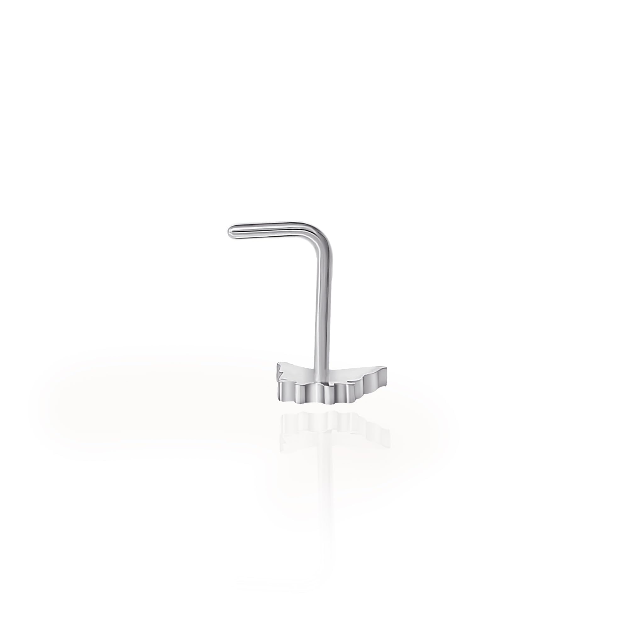 Hello Kitty Nasenstecker 316L Edelstahl - L-förmig, Mit Sanrio Charms, Offizielles Lizenzprodukt