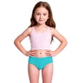 thumbnail image 4 of Qicasul Girls Swimwear Two Piece Swimsuits Upf 50+ Sun Rash Guard Swim Shorts For Toddler Kids Beach Pool Casual Sky Blue1,110, 4 of 6