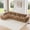 Camel, variant on AISWORD 40" 2-Seat L-Shaped Modular Sectional with 1 Ottoman, Anti-Slip Deep Seat Cloud Sofa, Ready to Use