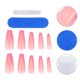thumbnail image 4 of 2 sets / 48pcs Prensa francesa en las uñas Largas Falsas Nails Ballerina Coffin Fake Clavo, 4 of 5