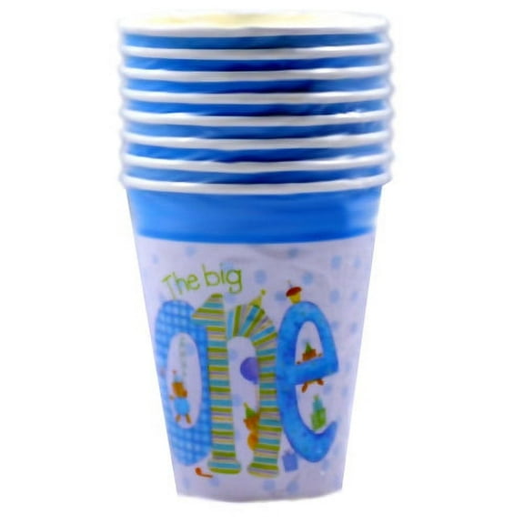 1st Birthday 'The Big One' Teddy Bear 9oz Paper Cups (8ct)