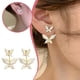 thumbnail image 1 of Pendientes de moda con diseño de gota de aceite, par de pendientes de plata, diseño ligero, pendientes de alta gama, pendientes nuevos para mujer, 1 of 6