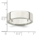 thumbnail image 5 of Auriga Fine Jewelry Sterling Silver 6 mm Lightweight Flat Band for Men's Size 13.5, 5 of 6