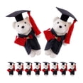 thumbnail image 3 of 10 osos de peluche de graduación para regalar, pequeños osos suaves para la temporada de graduación, mini animales de peluche para decorar ramos., 3 of 5