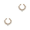 thumbnail image 3 of Jumpingount Anillo de nariz falso, tachuelas, aleación de moda, para el cuerpo, Clip para el tabique, accesorios de joyería Cristal azul plateado mostrar como imágenes 2piezas, 3 of 6