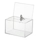 thumbnail image 3 of Caja de sugerencias, caja de donación acrílica con cerradura, transparente, soporte de letrero para colección de donaciones escolares, boleto de, 3 of 8