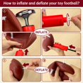 thumbnail image 4 of Football Toss Games Punieayi con 4 balones inflables, 4 of 8