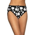 thumbnail image 1 of Vanity Fair Womens Body Shine Illumination Hi Cut Panty, 10, Nightfall Print, 1 of 1