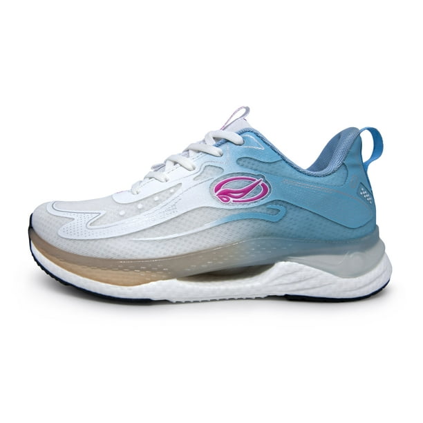 Tenis Deportivos Mujer Galaxy FX Running, Suela Tecnología de Alto Rendimiento, Diseño Innovador para Máximo Confort, Resistencia y Soporte para Correr, Azul Cielo-Blanco