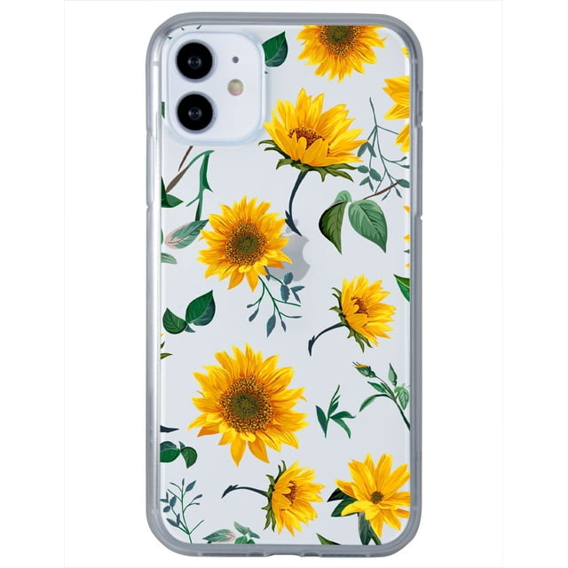 Funda para iPhone 12 Mini Antigolpes InstaCase Flores Girasoles