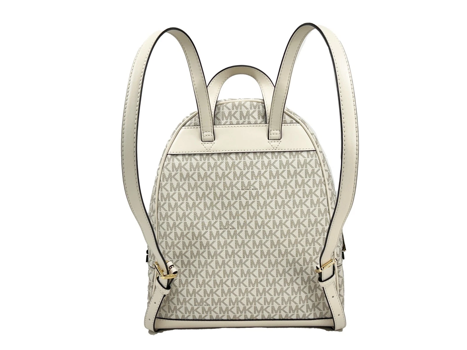 Michael Kors Rhea Medium Zip Logo Debossed Backpack
Light Cream 
NWT Michael Kors Women main image 3