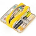 thumbnail image 1 of Trousse à Crayons Grande Capacité, Pochette à 3 Compartiments, Sac à Stylos pour l'École, Adolescente, Garçon, Homme, 1 of 8