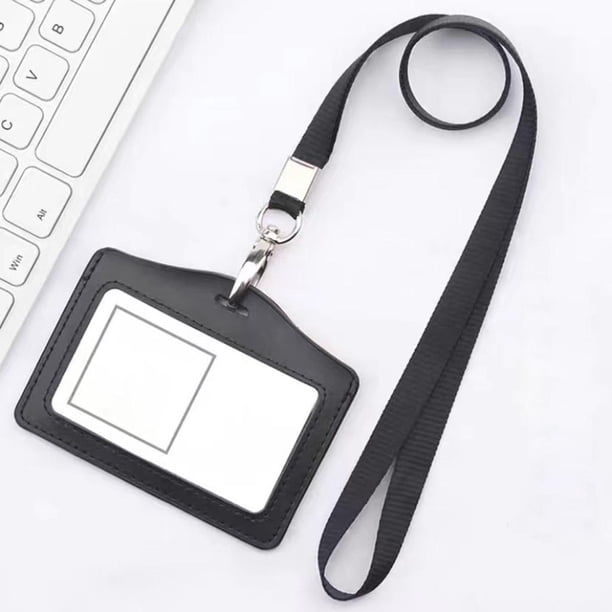 Funda de identificación Macarena Cordón Horizontal Negro Titular de protector de tarjeta