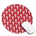 thumbnail image 2 of Disketp Cartoon Lobster Small Mouse Pad 7.9x7.9 Inches,Washable Round Mousepad for Office Laptop Computer,Non-Slip Rubber Base Mouse Pads for Wireless Mouse, 2 of 8