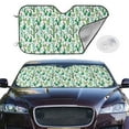 thumbnail image 2 of Kdxio Cactus Plants1 Print Windshield Sun Shade,UV Rays and Sun Heat Protection,Sunshade for Car Windshield,Car Shade Front Windshield - Medium, 2 of 6