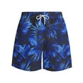 thumbnail image 6 of DIOAZUD Men's Swim Trunks Big and Tall Hawaiian Beach Shorts Drawstring Elastic Waist Swim Shorts Quick Dry Board Shorts Tropical Print Swimming Trunks Summer Surfing Shorts with Pockets, 6 of 6