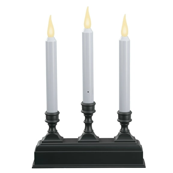 612 Vermont Battery Operated LED Window Candelabra with Sensor and 8 Hour Timer, VT-1630A (Antique)