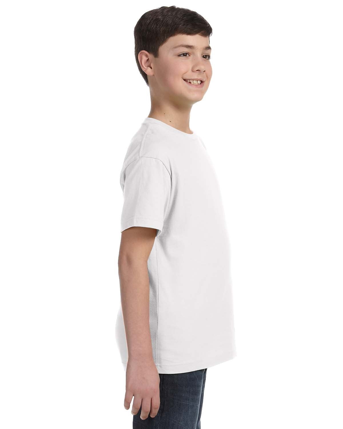 Aquaguard Boys 3-Pack T-Shirt Crew Neck Short Sleeve 100% Cotton Tee, Size: 4-14 - XS - White