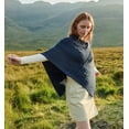 thumbnail image 3 of Aran Poncho Merino Wool Cable Knitted Women's Cape Made in Ireland, One Size, 3 of 5