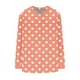 thumbnail image 5 of Heisall Womens Tops Long Sleeve V-Neck Loose Casual Tshirts Polka Dot Print Spring Autumn Fashion, 5 of 5