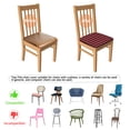 thumbnail image 5 of Red and Black Plaid Seat Covers for Dining Room Chairs Set Of 4,Stretch Printed Washable Chair Seat Cover with Elastic Ties and Button,Removable Waterproof Couch Cushion Covers, 5 of 6
