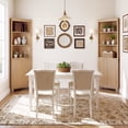 thumbnail image 6 of Costway 68" Tall Corner Bathroom Cabinet with Fluted Doors, 6-Tier Space Saver Bathroom Storage Cabinet Oak, 6 of 10