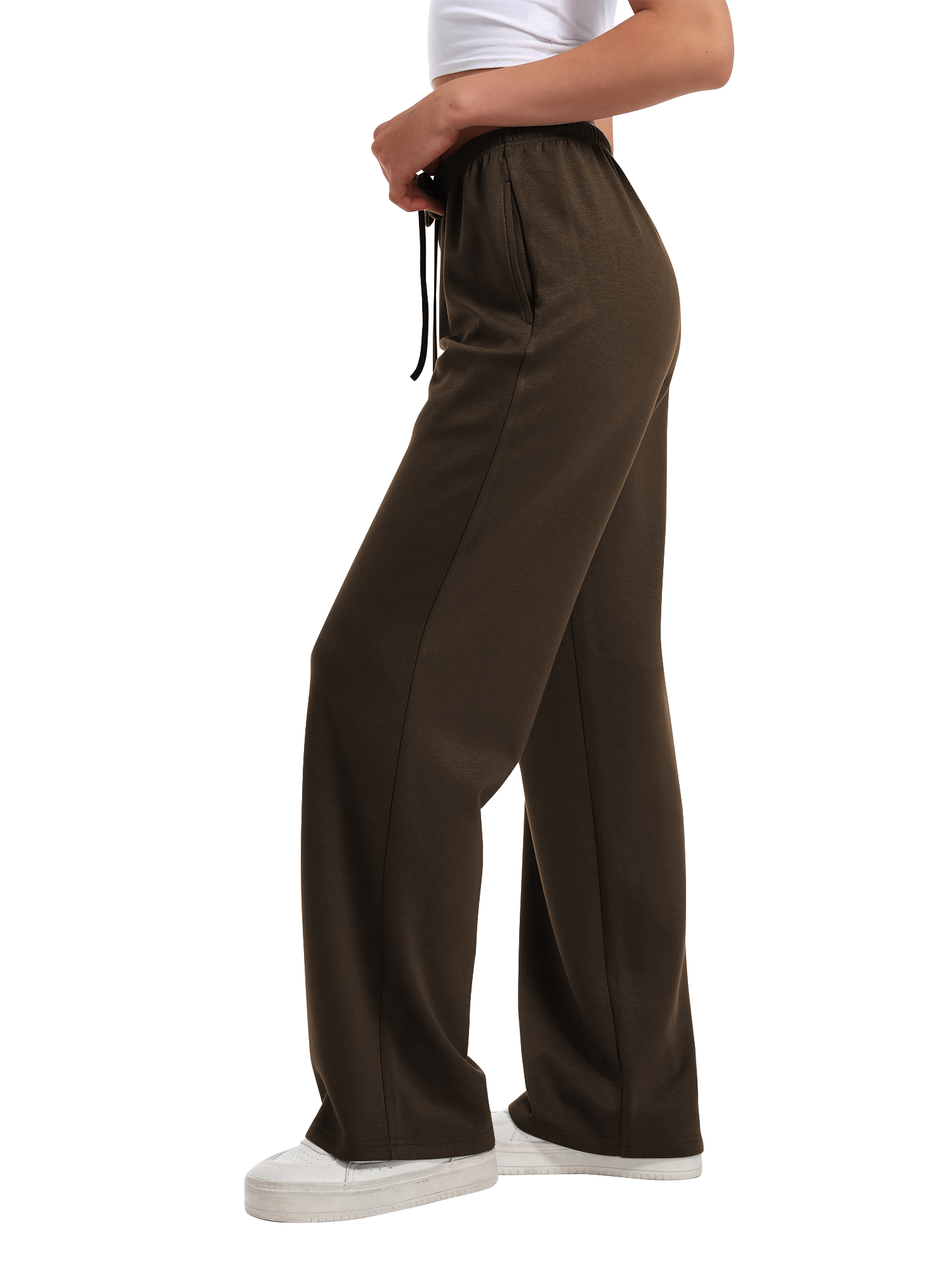 Temofon Women's Straight Leg Low Rise Sweatpants photo 8