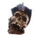 thumbnail image 1 of Estatua cabeza estatuil Murciégo Sunnimix Estatua de resina de calavera, 1 of 8