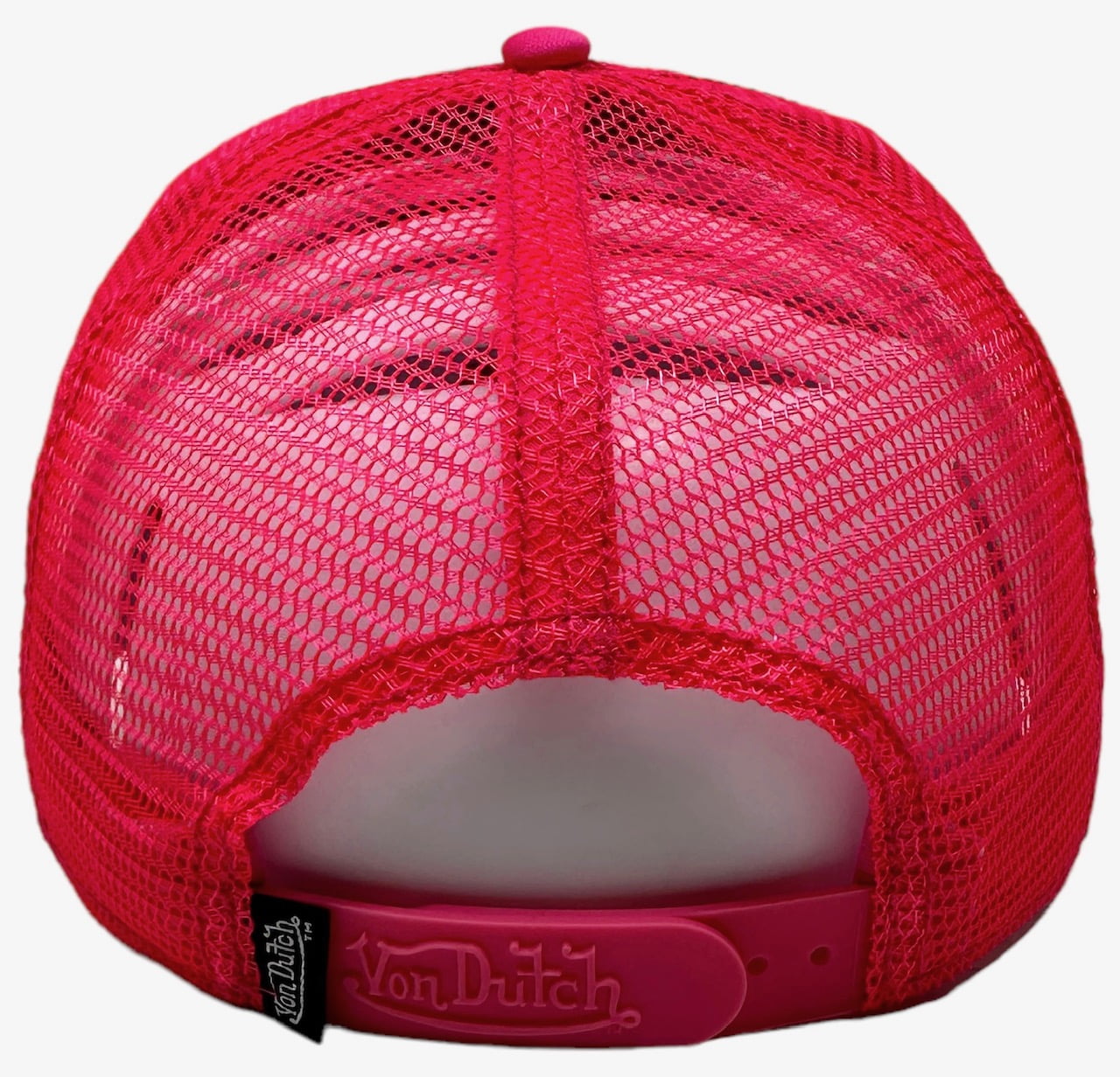 VON DUTCH Flying Eyeball Wordmark Trucker Hat Pink NWT VON DUTCH FLYING BALL WORDMARK EMBRODIERY HOT... | Depop main image 3