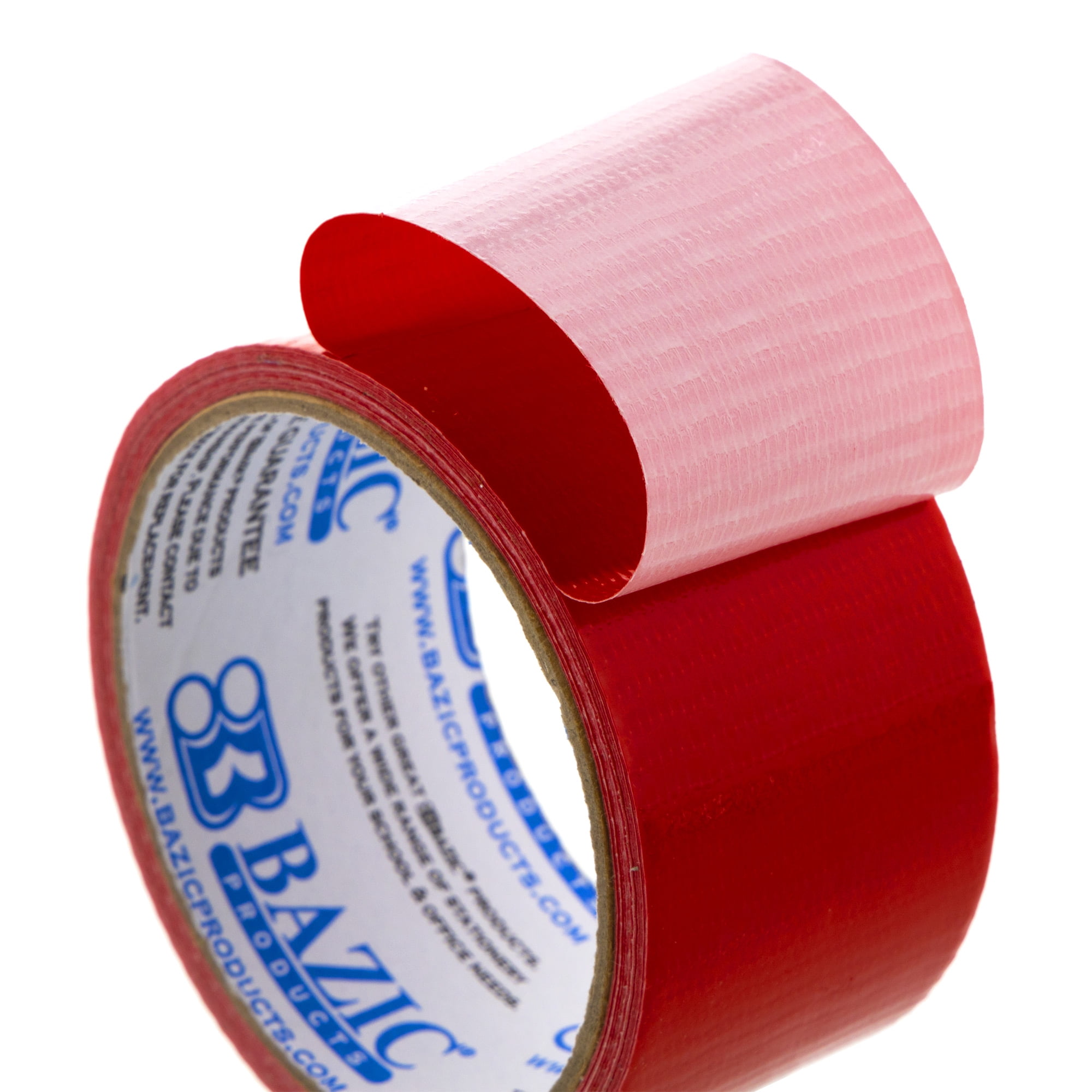 BAZIC Red Duct Tape 1.88" X 60 Yards, Tear by Hand, 12-Pack