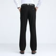 thumbnail image 3 of Men's Solid Corduroy Dress Pants Casual Straight Business Formal Pants Button Zipper High Waist Pocket Trousers Long Pants, 3 of 4