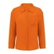 thumbnail image 5 of Chaqueta corta,Camisa informal de cuello en V para mujer, manga larga, botones y bolsillo, tejido suave, versátil para uso diario, sopatenor, 5 of 9