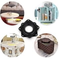 thumbnail image 3 of 4 Pcs Square Rotating Swivel Plate, Lazy Susan Turntable, 3 of 5