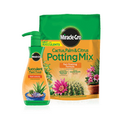 Miracle-Gro Cactus, Palm & Citrus Potting Mix and Miracle-Gro Succulent Plant Food