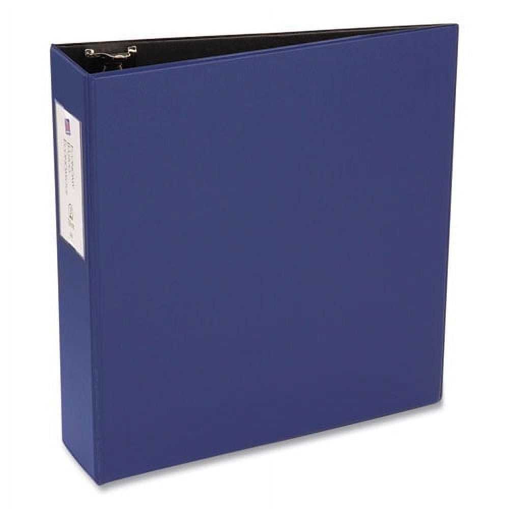 Economy Non-View Binder With Round Rings, 3 Rings, 3" Capacity, 11 X 8.5, Blue, (4600) | Bundle of 10 Each