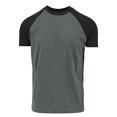thumbnail image 4 of Afdoent T Shirts For Men Classics Herren Raglan Contrast Tee T Shirt Streetwear, 4 of 4