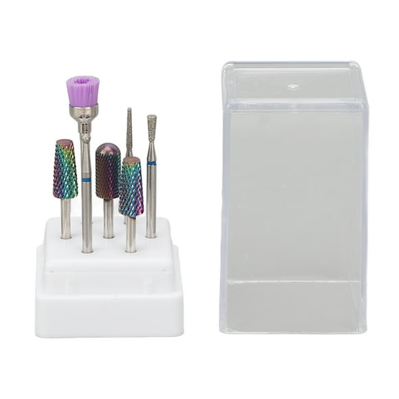 Brocas para pulir uñas, 7 piezas Brocas para uñas Cabezales para pulir uñas Brocas para uñas Funcionalidad de alta precisión