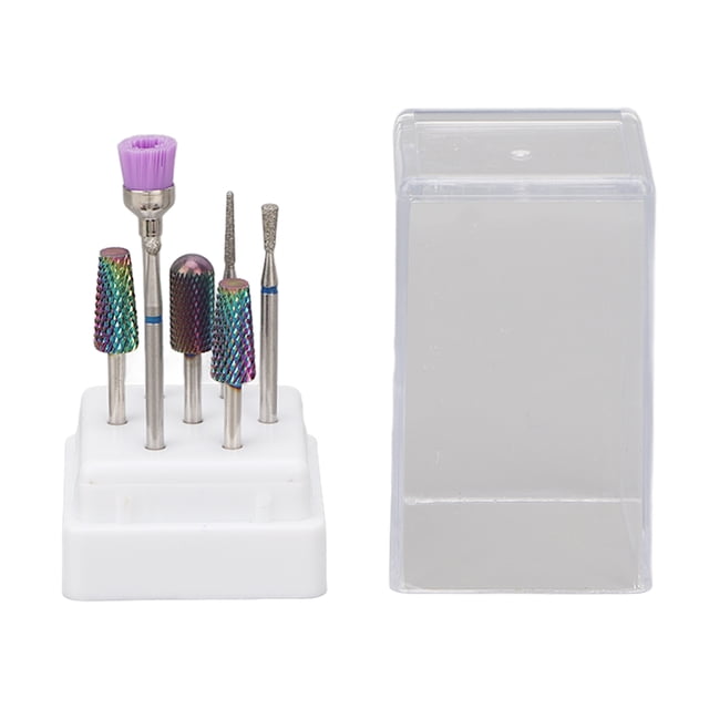 Brocas para pulir uñas, 7 piezas Brocas para uñas Cabezales para pulir uñas Brocas para uñas Funcionalidad de alta precisión