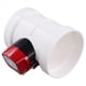 thumbnail image 3 of 2X Amortiguador Motorizado de Plástico PVC Válvula de Retención Conducto de Aire Controlador de Volumen para Tubería de Ventilación 220 V CA 110 mm, 3 of 8