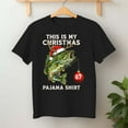 thumbnail image 2 of This Is My Christmas Pajama Bass Fish Santa Hat – T-Shirt, Hoodie & Sweatshirt – Holiday Fishing Theme – Family Gatherings, 2 of 6