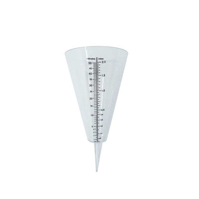 Toystoory Medidor de lluvia portátil para patio de casa, laboratorio, indicador de nivel de lluvia de 0-50mm, herramienta de medición de medidor de agua Jardín y Patio Toystoory HA075216-01