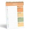 A5 Coil Daily Planner Notebook with 52 Pages, High Color Undated Organizer for Tasks and Schedules, Portable Journal, for Daily Planning for Youth and Professionals