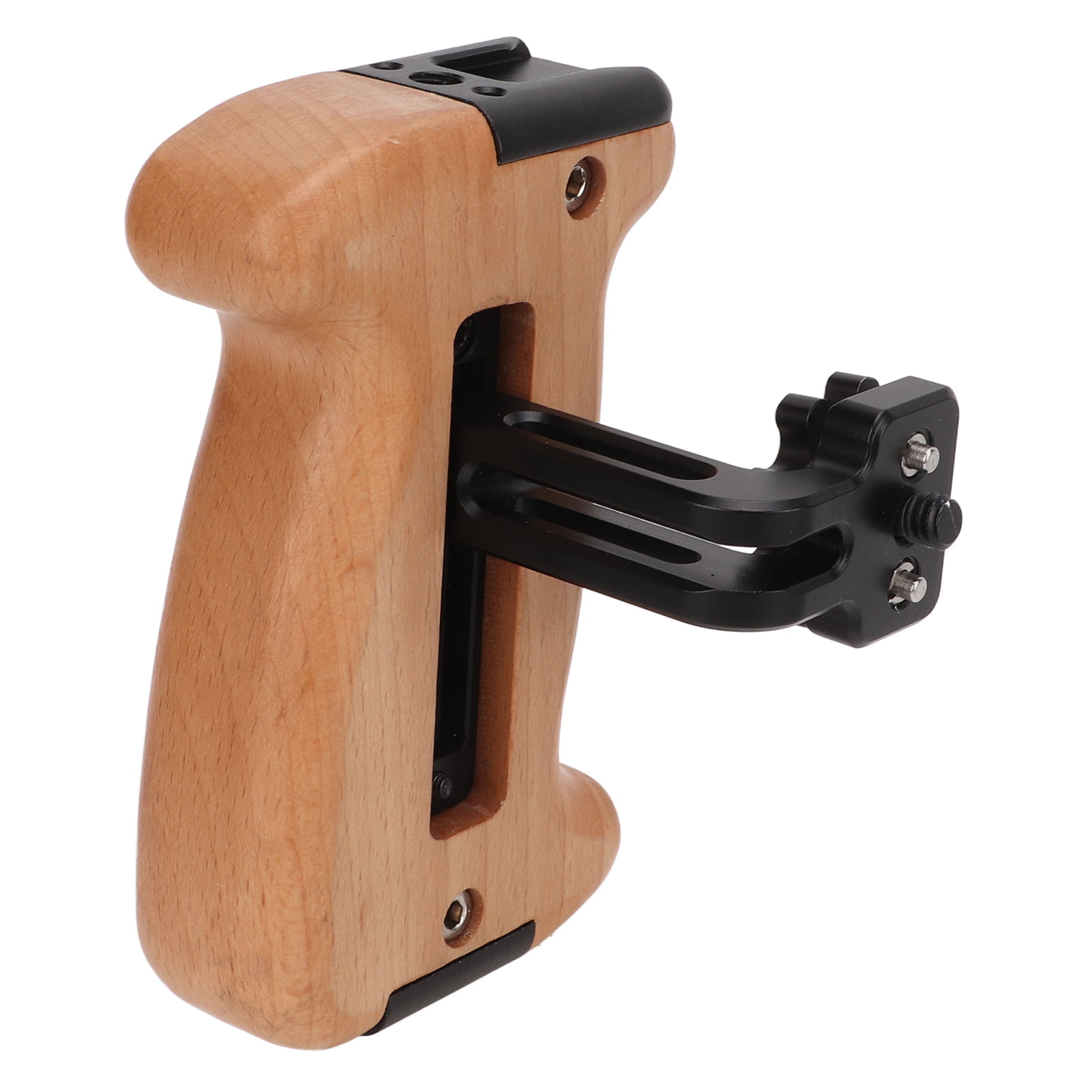 Camera Cage Handle Grip, DSLR Wooden Cage Handle Grip Ergonomic