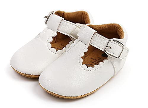 Shoes Girls Shoes Mary Janes Baby Girl Shoes Moccasins Mary Jane Soft Soled Non-slip Footwear Crib PU Leather Newborn Baby Shoes 
