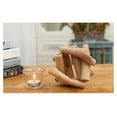 thumbnail image 3 of EeaseMX Maceta rústica de madera hecha a mano con forma de piña, soporte para plantas, candelabro para decoración del hogar y la oficina., 3 of 7