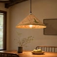 thumbnail image 6 of Woven Bamboo Lampshade Decorative Light Cover for Indoor Table and Floor Lamp, Softens Light for Living Room Bedroom Dining Room Interior, 6 of 6