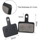 thumbnail image 2 of 4 Pairs Bicycle Brake Pads for TRP Tektro Shimano Deore BR-M446 (Semi-Metallic Pads), 2 of 3
